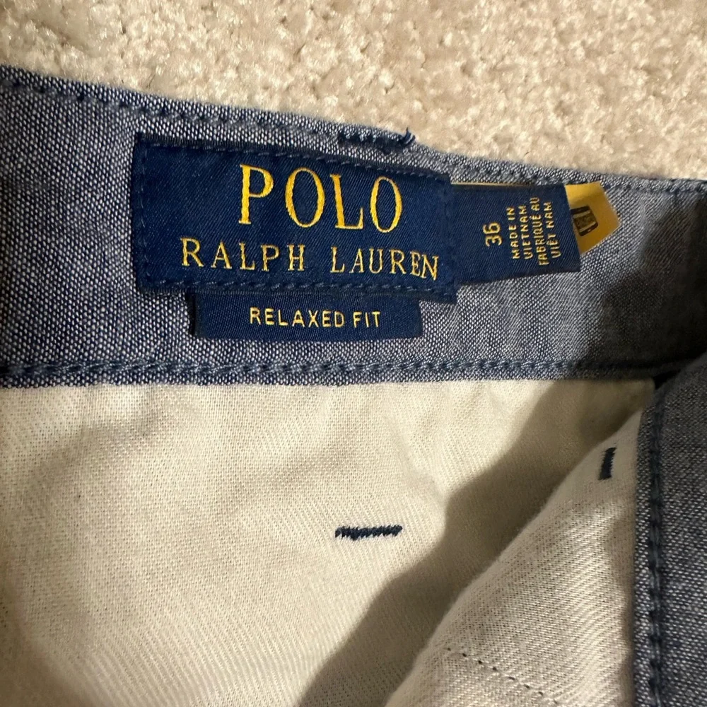Like new Polo Ralph Lauren men’s blue shorts waist 36 relaxed fit